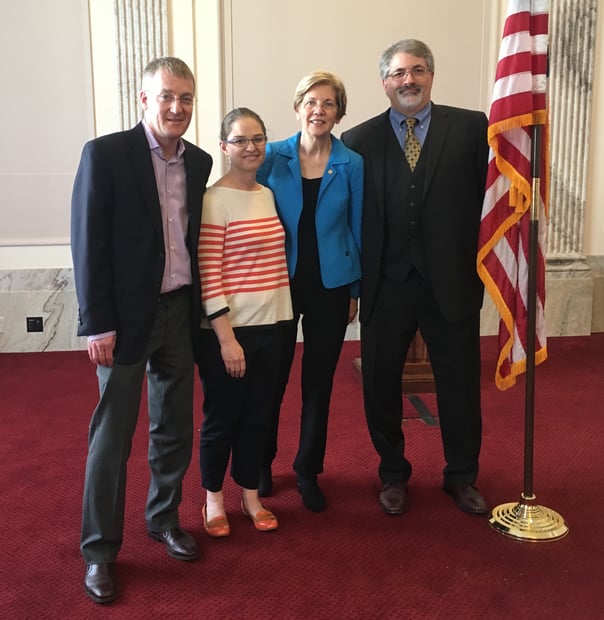 Cell Signaling Technology meets with Senator Elizabeth Warren