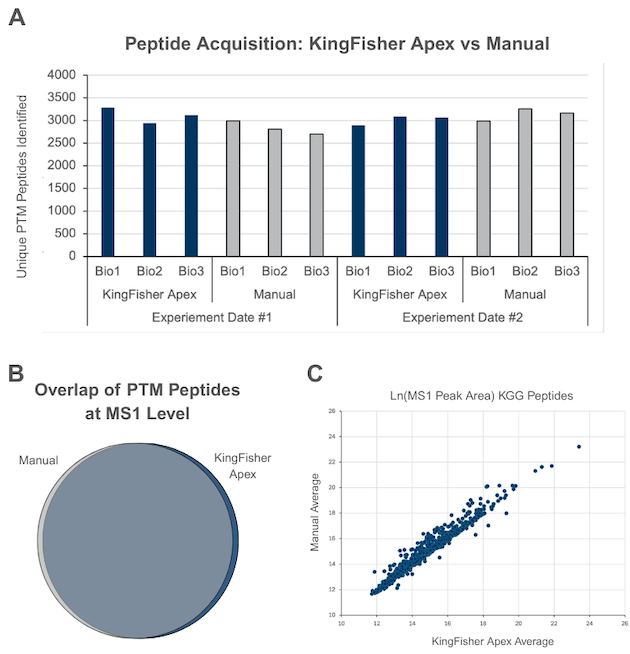 High-Throughput Proteomics workflow_KingFisher Apex_peptide acquisition reproducibility